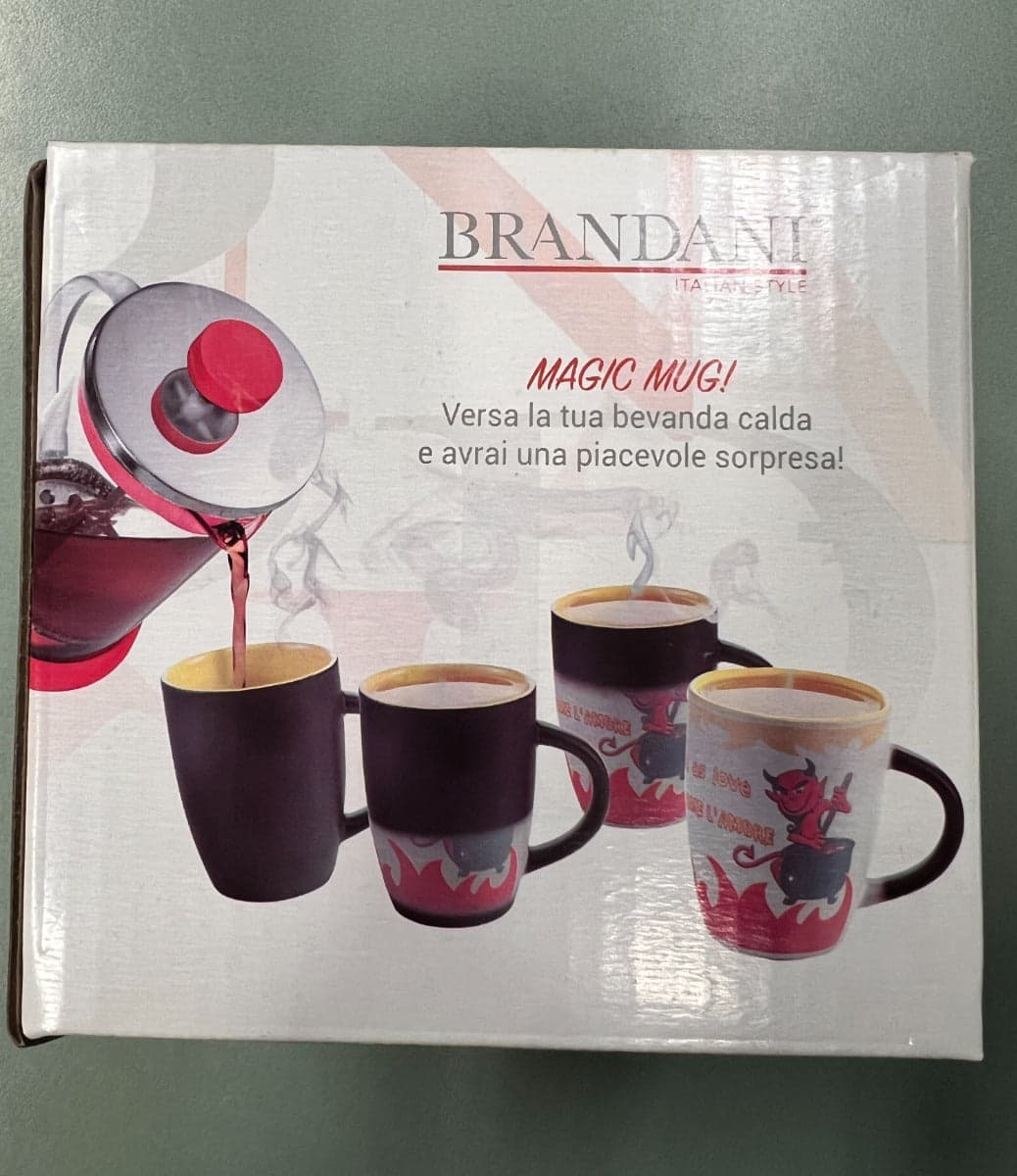 BRANDANI - MAGIC MUG DIAVOLETTO 8x10h in Tazze e tazzine da caffè Stockdoc - Terni, commercioVirtuoso.it
