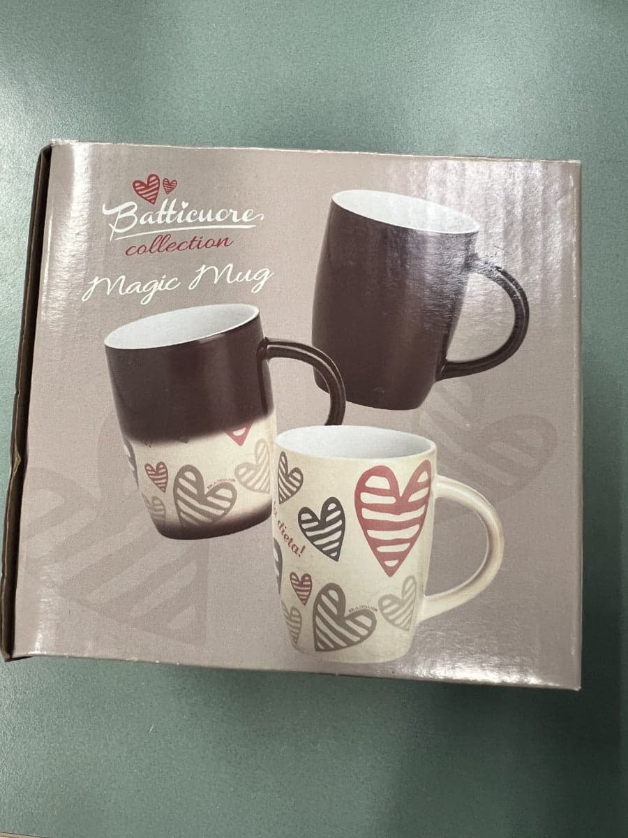 BRANDANI - TAZZA MAGIC MUG BATTICUORE 8x10h in Tazze e tazzine da caffè Stockdoc - Terni, commercioVirtuoso.it
