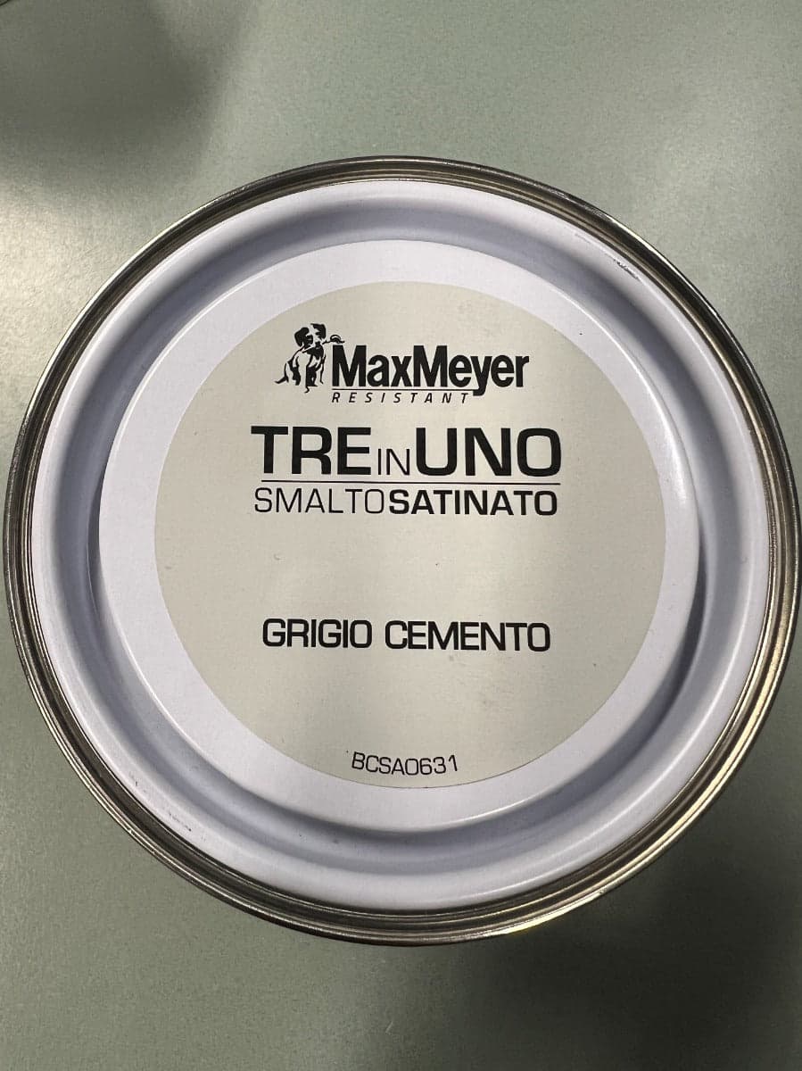 MAX MEYER - SMALTO ANTIRUGGINE 3 IN1 CEMENTO SATINATO 500ML in Vernice Stockdoc - Terni, commercioVirtuoso.it