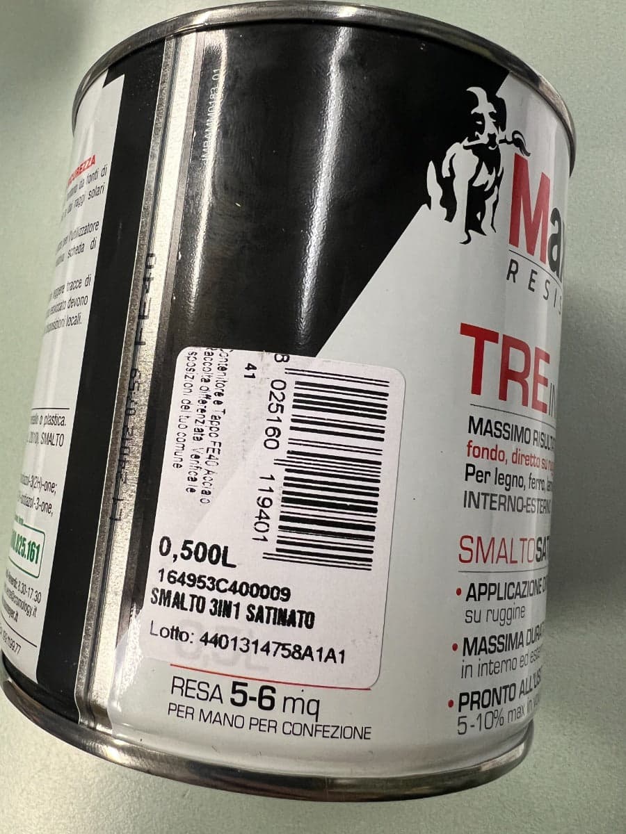 MAX MEYER - SMALTO ANTIRUGGINE 3 IN1 CEMENTO SATINATO 500ML in Vernice Stockdoc - Terni, commercioVirtuoso.it