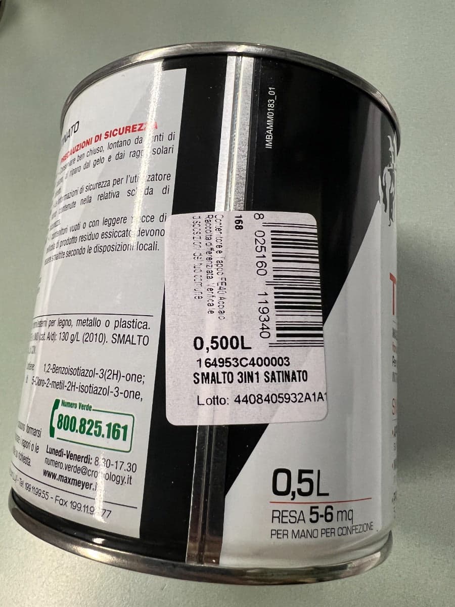MAX MEYER - SMALTO ANTIRUGGINE 3 IN1 PANNA SATINATO 500ML in Vernice Stockdoc - Terni, commercioVirtuoso.it