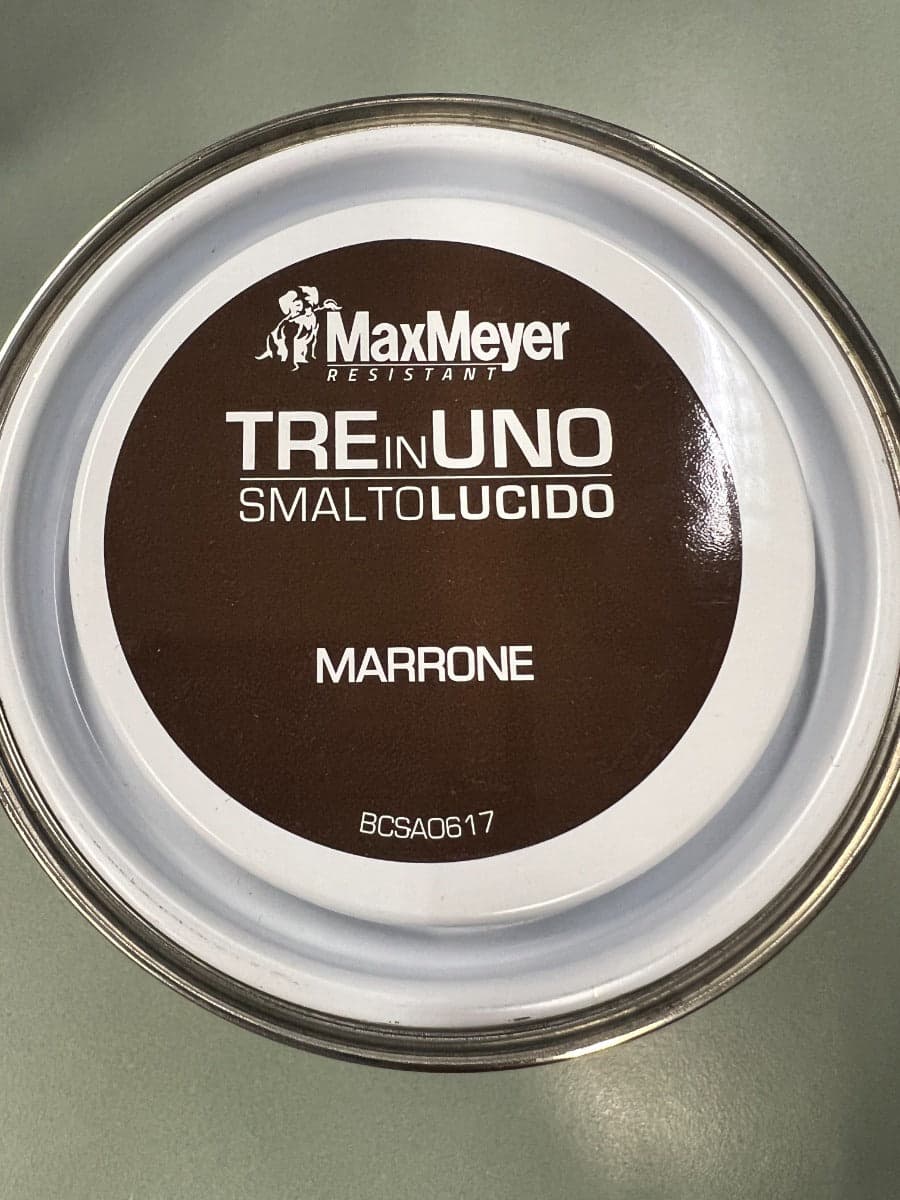 MAX MEYER - SMALTO ANTIRUGGINE 3 IN1 MARRONE LUCIDO 500ML in Vernice Stockdoc - Terni, commercioVirtuoso.it