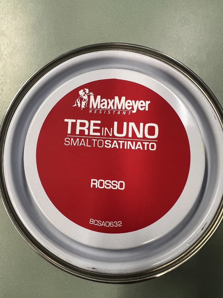 MAX MEYER - SMALTO ANTIRUGGINE 3 IN1 ROSSO SATINATO 500ML in Vernice Stockdoc - Terni, commercioVirtuoso.it