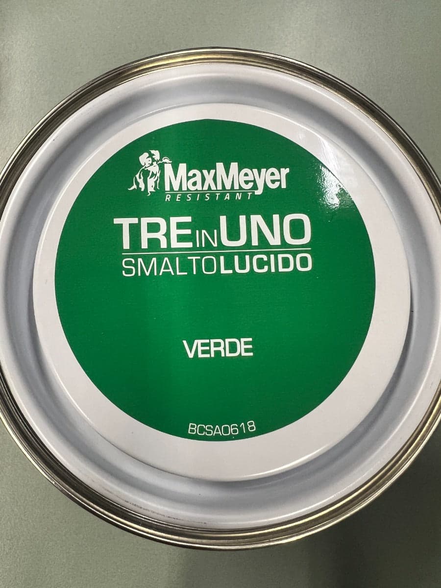 MAX MEYER - SMALTO ANTIRUGGINE 3 IN1 VERDE LUCIDO 500ML in Vernice metallica Stockdoc - Terni, commercioVirtuoso.it