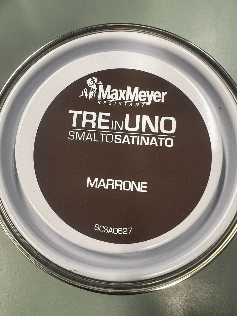 MAX MEYER - SMALTO ANTIRUGGINE 3 IN1 MARRONE SATINATO 500ML in Vernice Stockdoc - Terni, commercioVirtuoso.it