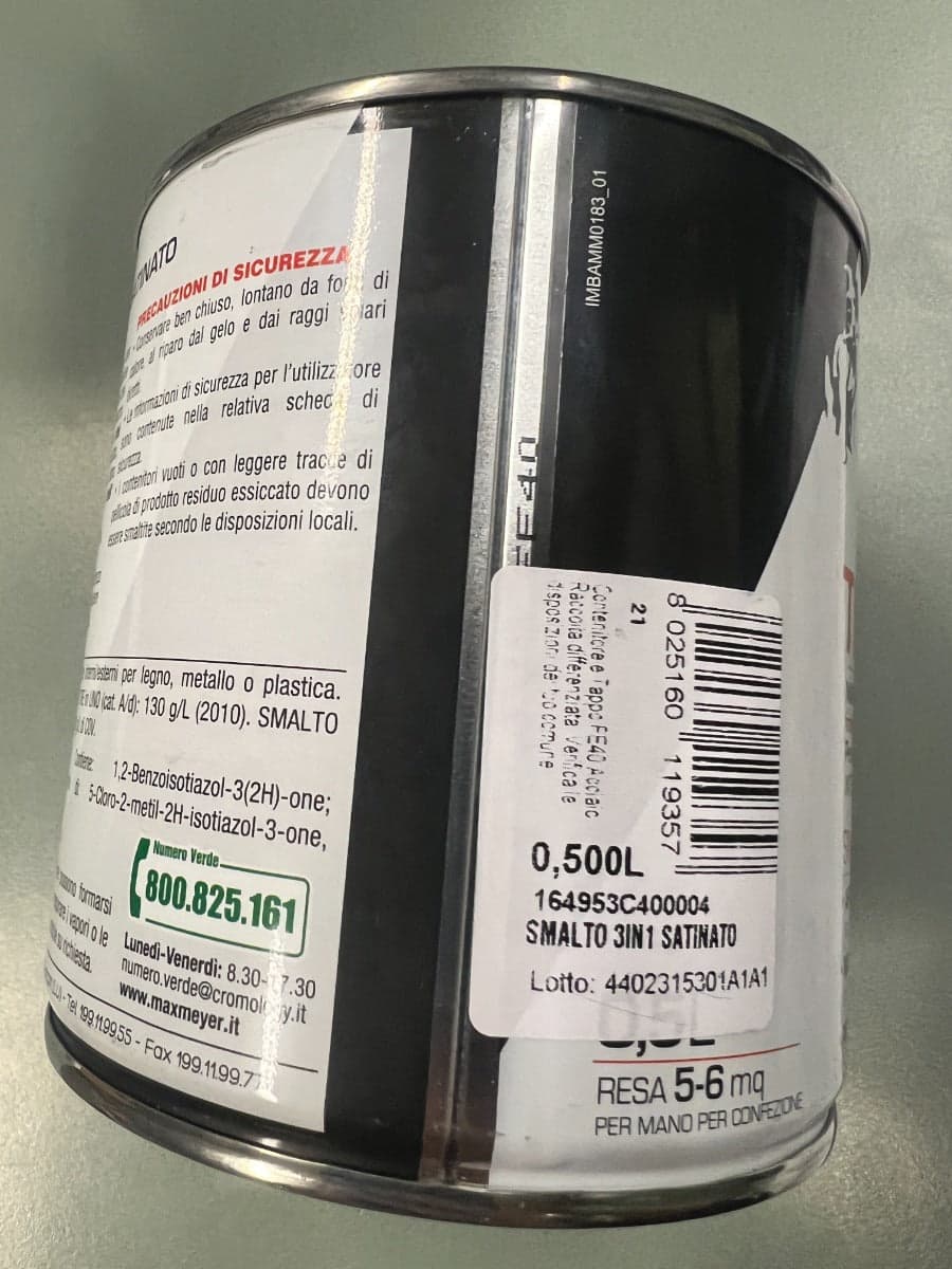 MAX MEYER - SMALTO ANTIRUGGINE 3 IN1 MARRONE SATINATO 500ML in Vernice Stockdoc - Terni, commercioVirtuoso.it