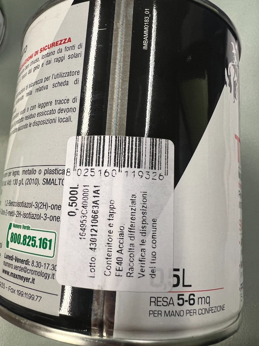 MAX MEYER - SMALTO ANTIRUGGINE 3 IN1 BIANCO SATINATO 500ML in Vernice Stockdoc - Terni, commercioVirtuoso.it