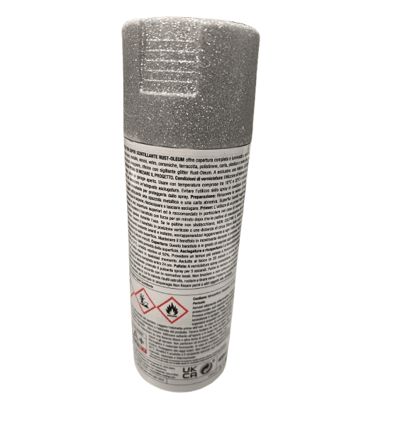RUST-OLEUM - SPRAY PAILLETTES ARGENTO 400ML in Vernice a spray Stockdoc - Terni, commercioVirtuoso.it