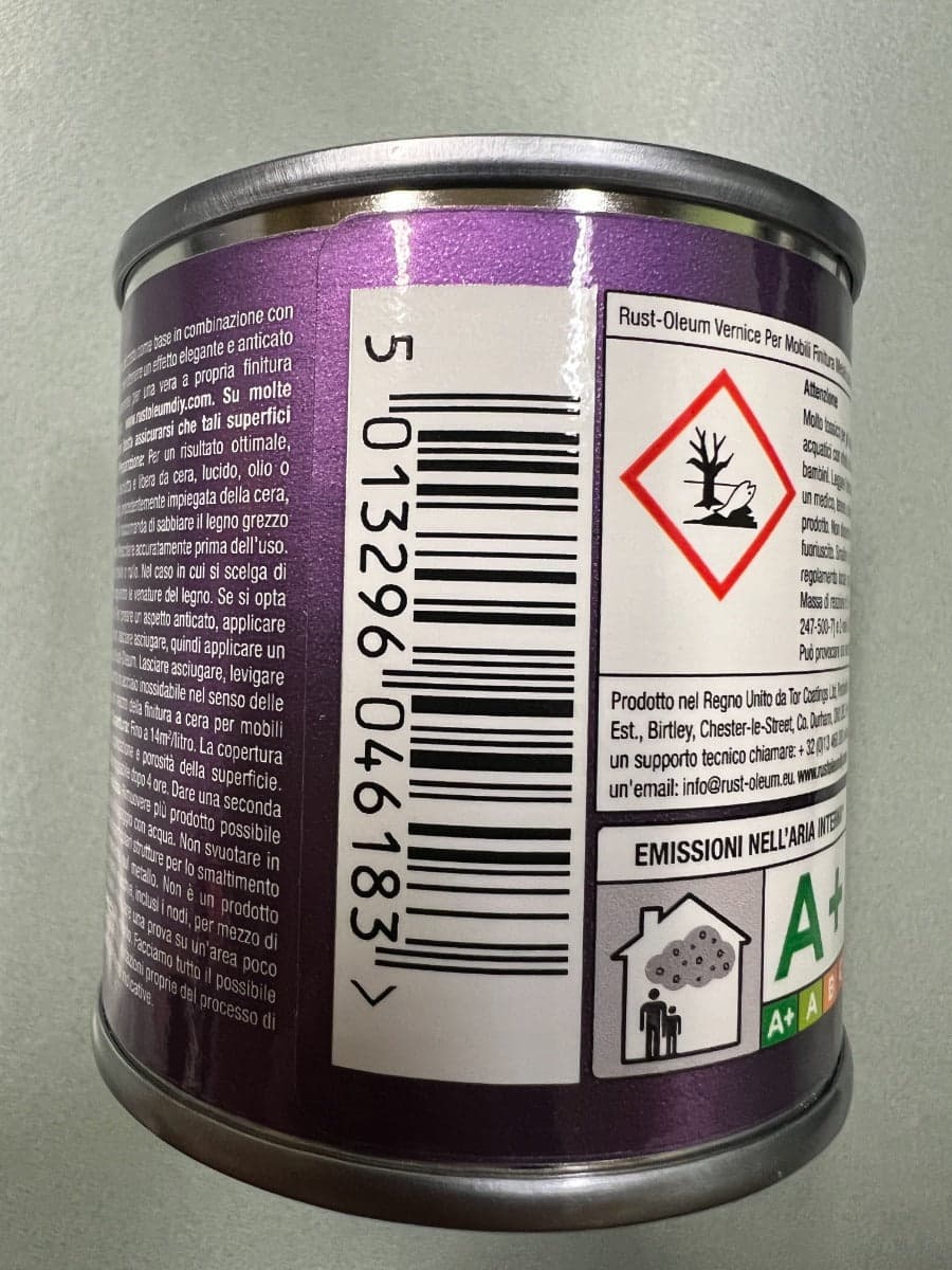 RUST-OLEUM - VERNICE LEGNO CHALKY MET ORO 0,125L in Colori Stockdoc - Terni, commercioVirtuoso.it