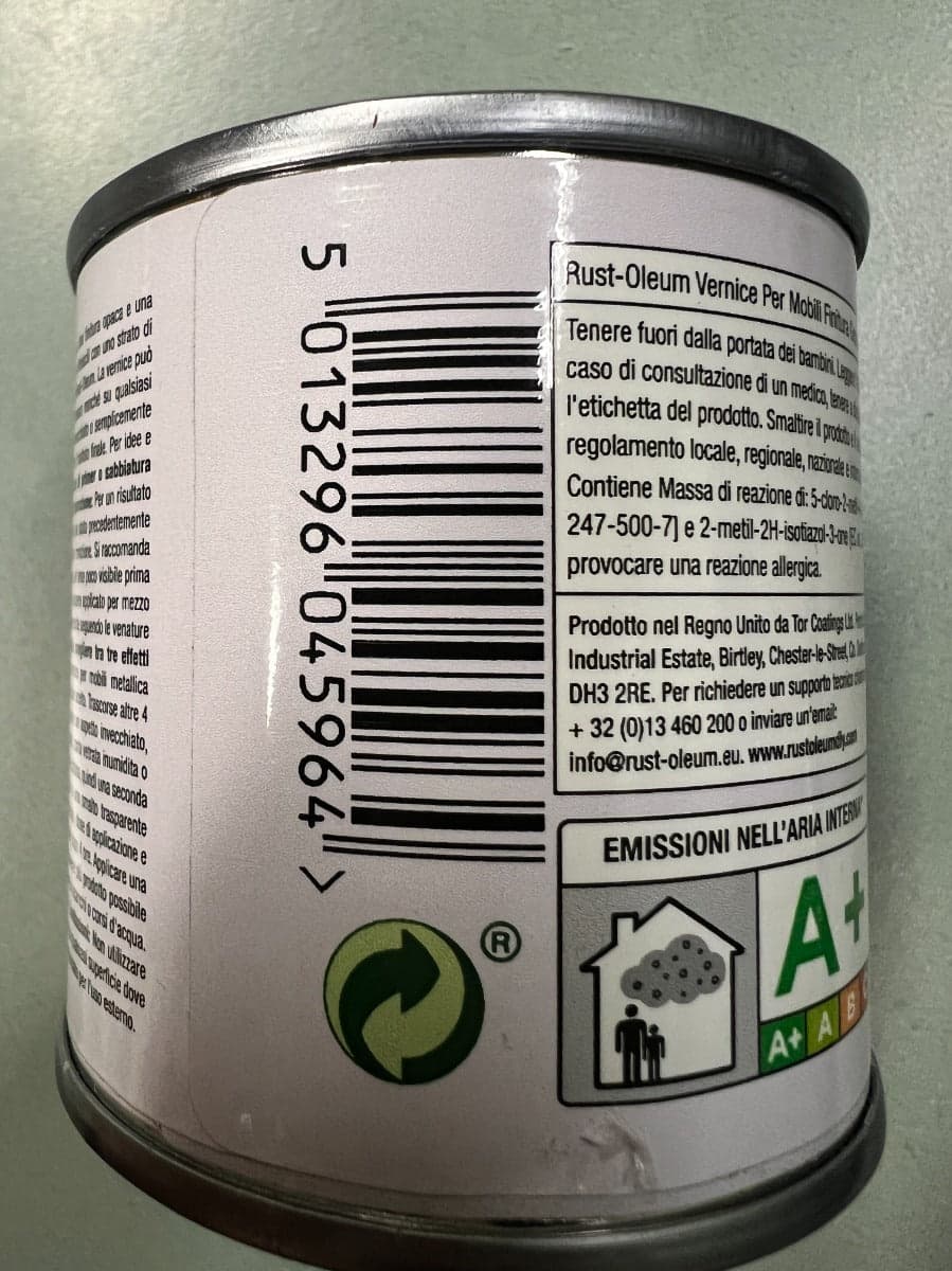 RUST-OLEUM - VERNICE LEGNO CHALKY GRIGIO INVERNO 0,125L in Colori Stockdoc - Terni, commercioVirtuoso.it