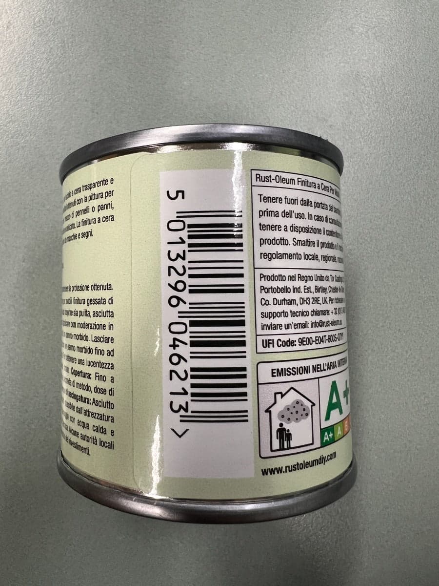 RUST-OLEUM - FINITURA CERA CHALKY TRASPARENTE 0,125L in Cera Stockdoc - Terni, commercioVirtuoso.it