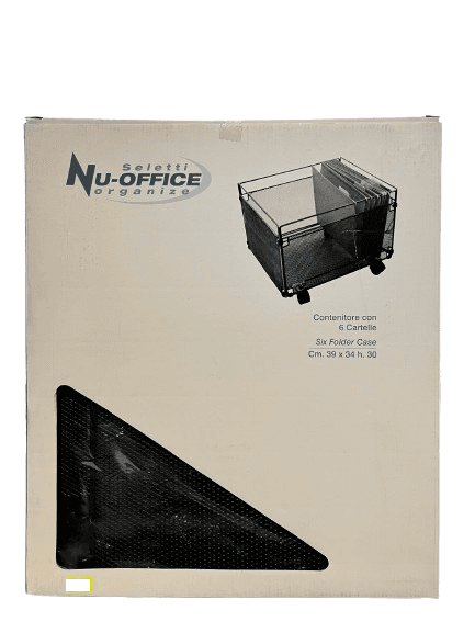SELETTI - NU-OFFICE CONTENITORI +6 CART. NERO in Scatole decorative Stockdoc - Terni, commercioVirtuoso.it