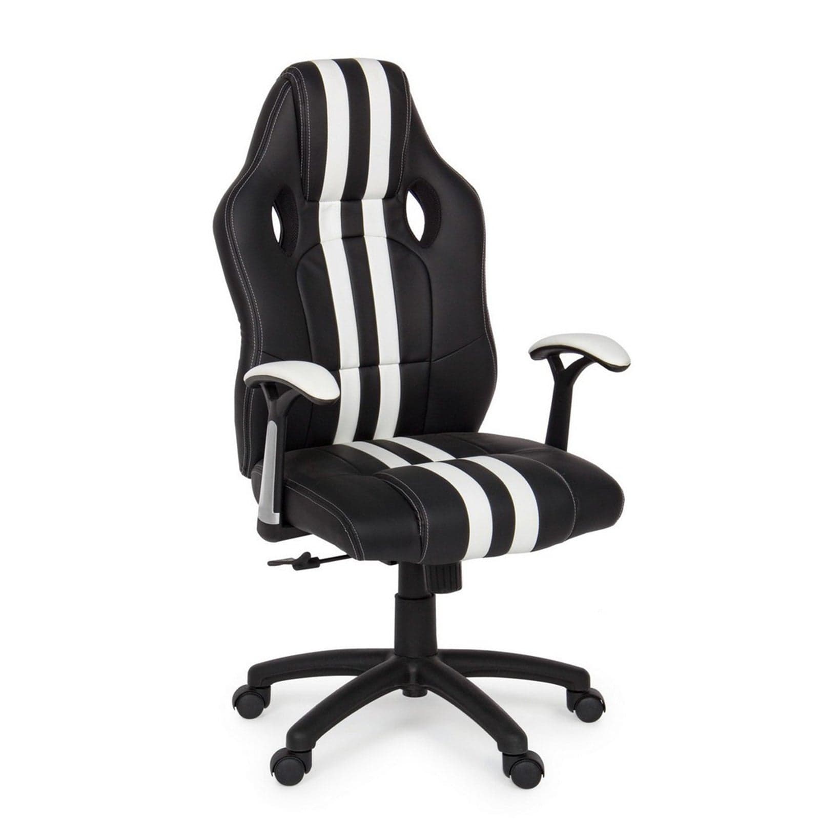 Poltrona "Spider" da gaming ed ufficio ergonomica, con braccioli, schienale reclinabile e ruote - 22