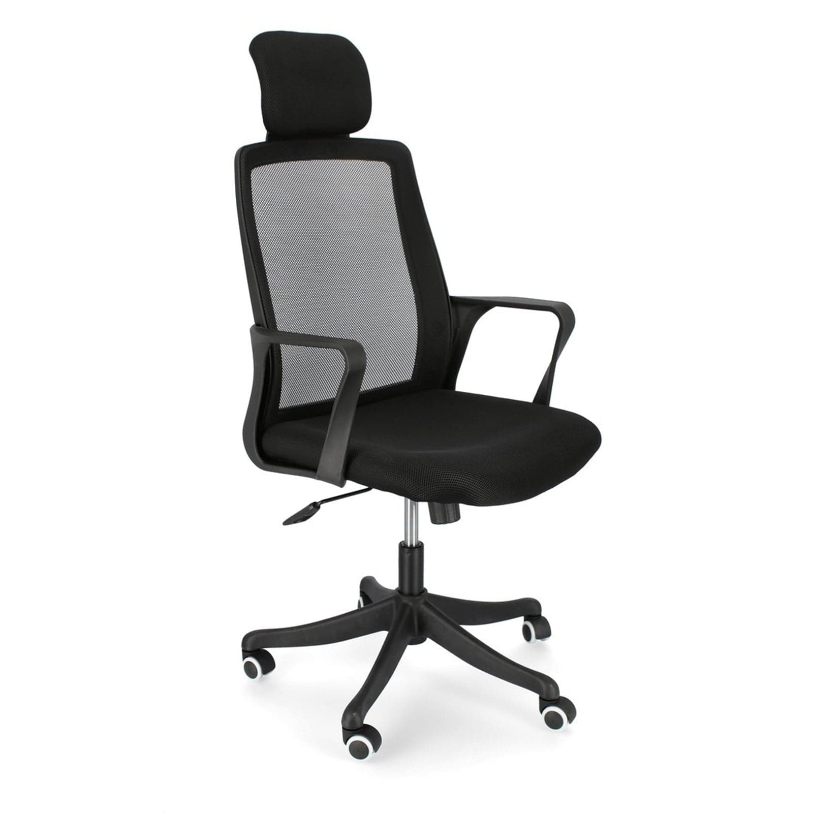 Poltrona "Laurent" da ufficio ergonomica, con braccioli, poggiatesta e ruote - 23