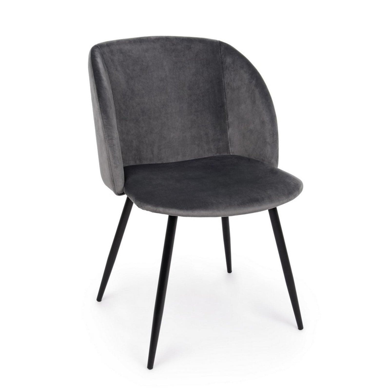Sedia "Crown" con struttura in compensato, per arredo interno 53 x 60 x h 82 cm - 15
