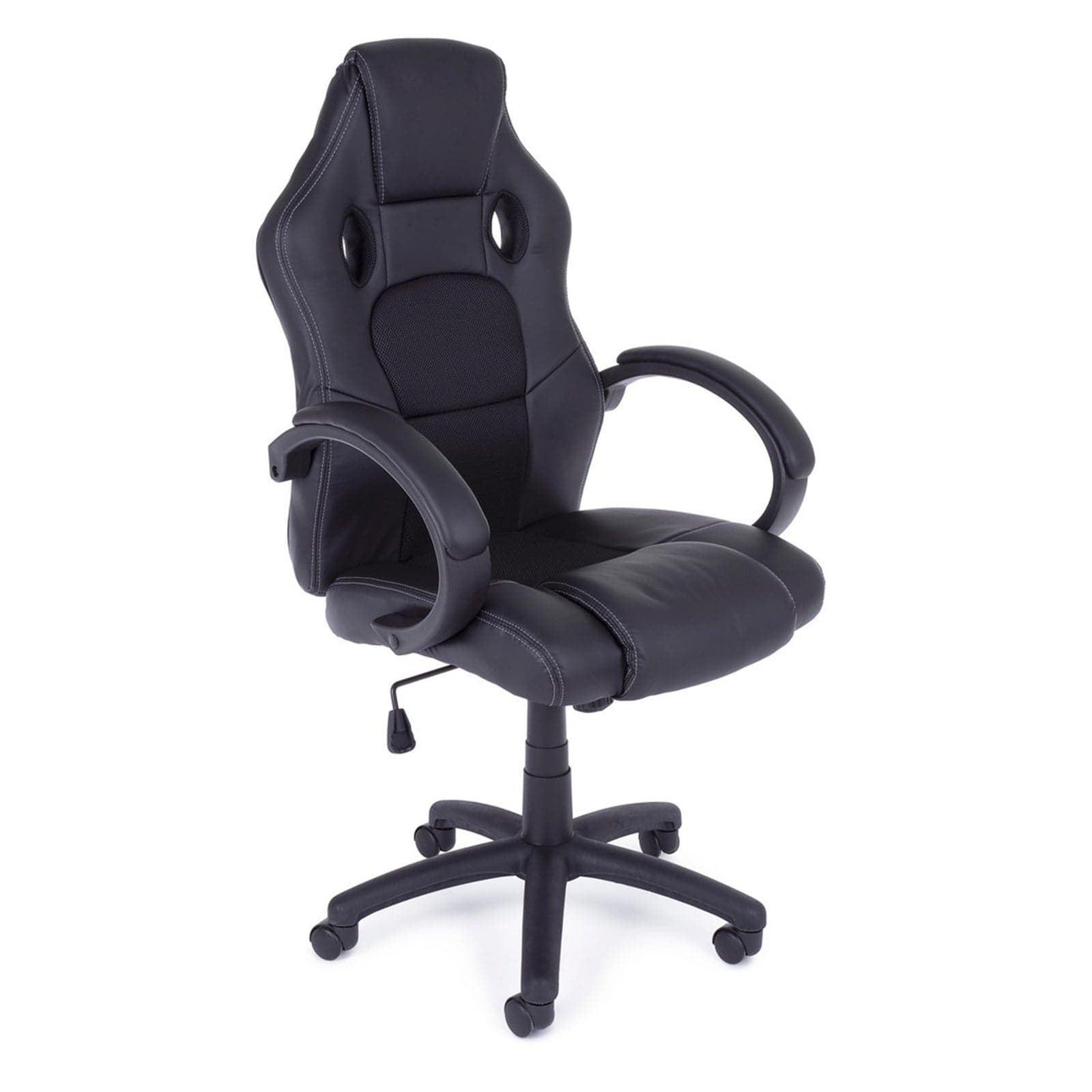 Poltrona "Racing" da gaming con braccioli, ergonomica, schienale con supporto lombare - 22
