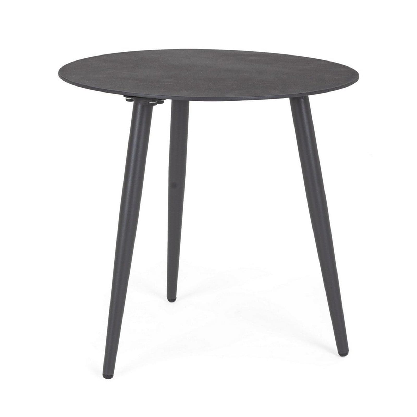 Tavolino ovale "Ridley" con struttura in alluminio per esterno e giardino, resistente - 23