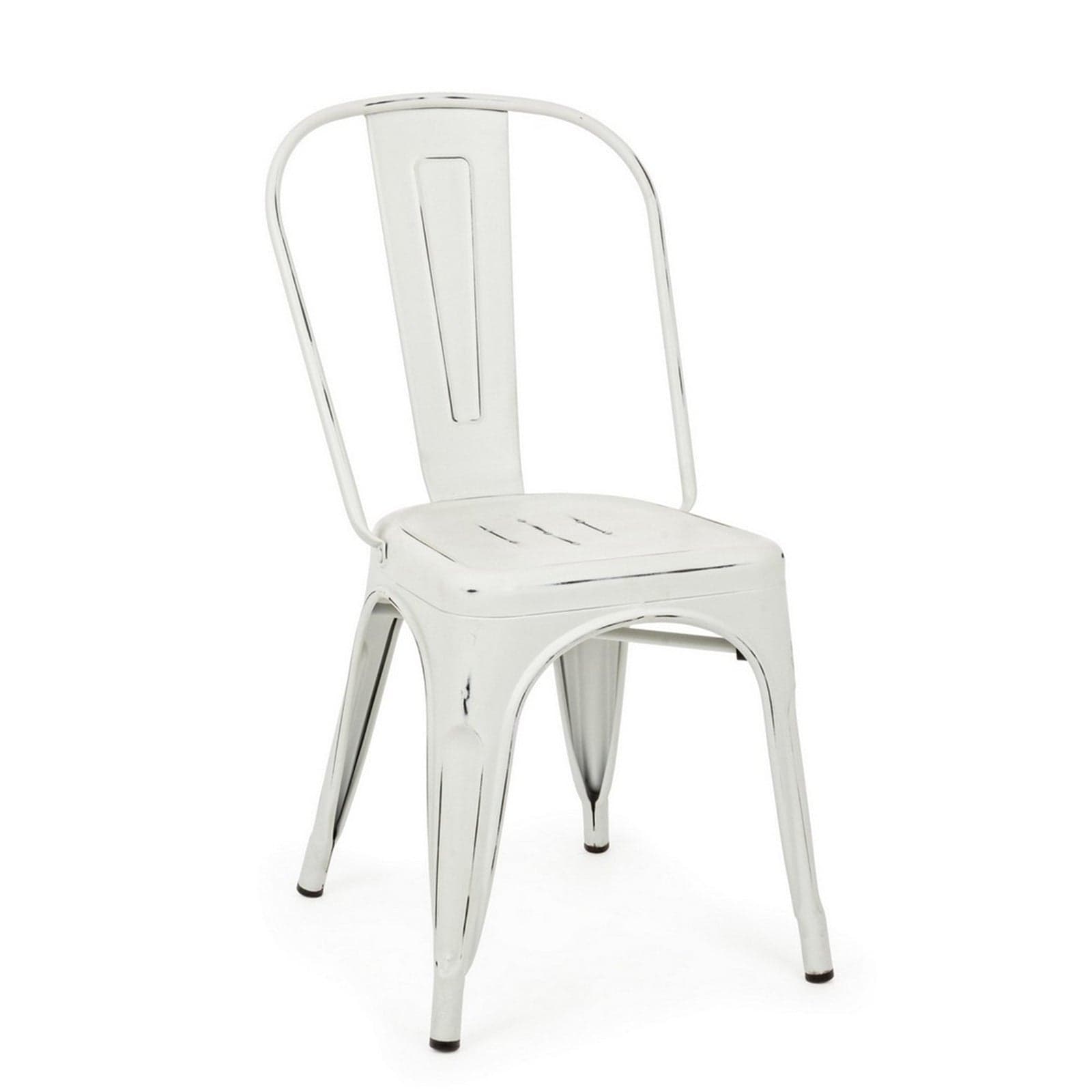 Sedia "Minnesota" con struttura in acciaio laminato a freddo e verniciato a polvere, per arredo interno 53 x 45 x h 86 cm - 20