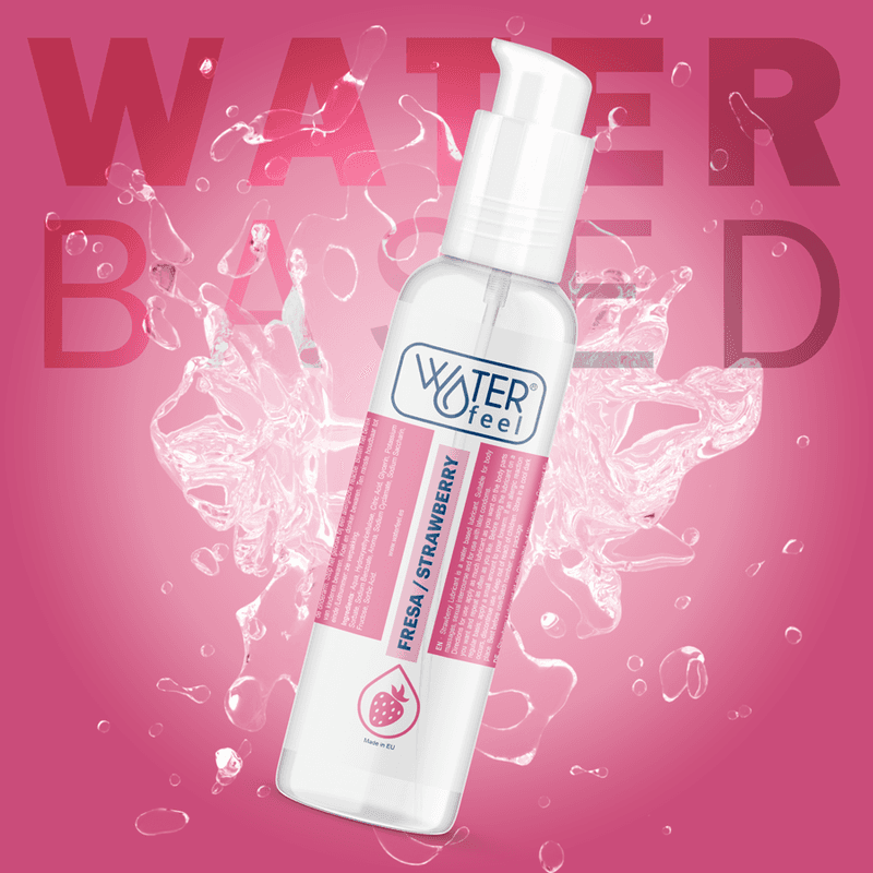 Waterfeel strawberry lubrificante intimo anale vaginale a base d’acqua gusto fragola 175 ml in Lubrificanti e gel stimolanti Kondorama - Martinsicuro, commercioVirtuoso.it
