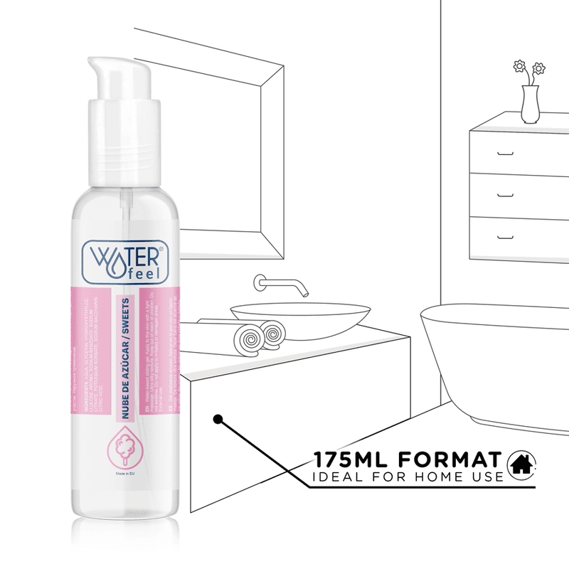 Waterfeel cotton candy lubrificante intimo anale vaginale a base d’acqua gusto zucchero filato 175 ml in Lubrificanti e gel stimolanti Kondorama - Martinsicuro, commercioVirtuoso.it