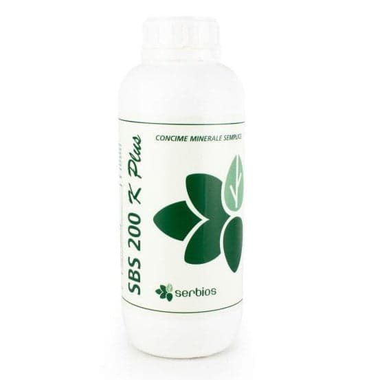 SBS 200 K Plus Kg.1,3 Concime Potassico-Soluzione Idroalcolica di Sali di Potassio con Silicati Serbios