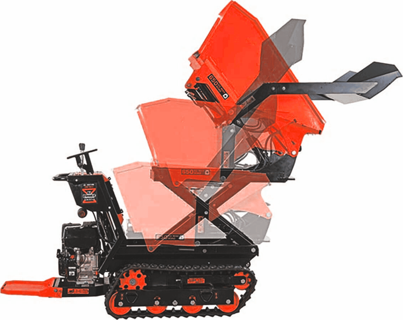 Motocarriola cingolata Ama Dumper TAG500TP 9Hp 270cc in Motozappe GardenStore - Novellara, commercioVirtuoso.it