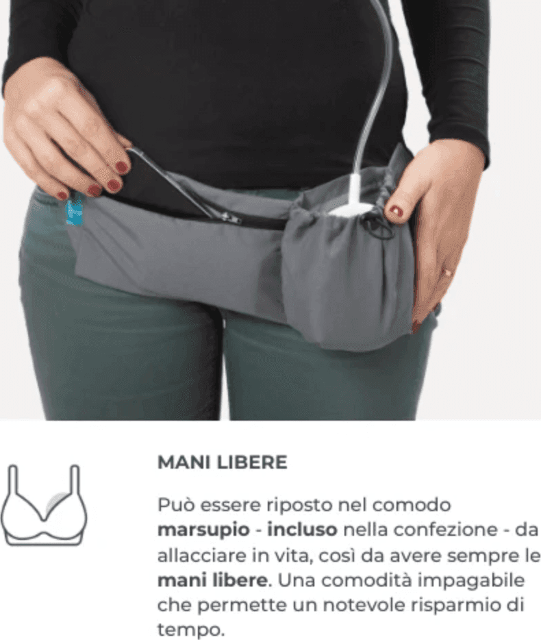 Tiralatte elettrico indossabile singolo con tecnologia a 3 fasi Nuvita in Tiralatte La Casa Del Bebè - Napoli, commercioVirtuoso.it