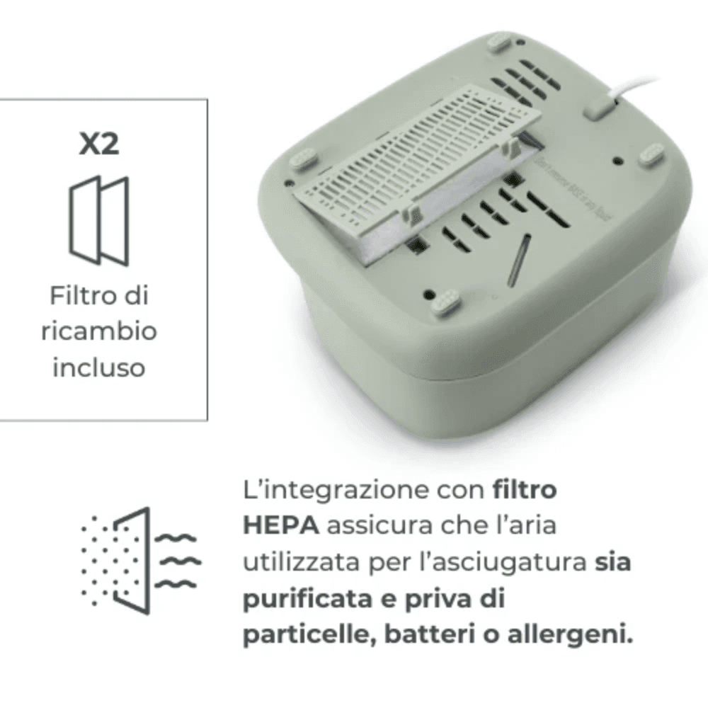 Sterilizzatore con asciugatura 2 in 1 SteriDry Nuvita in Sterilizzatori La Casa Del Bebè - Napoli, commercioVirtuoso.it