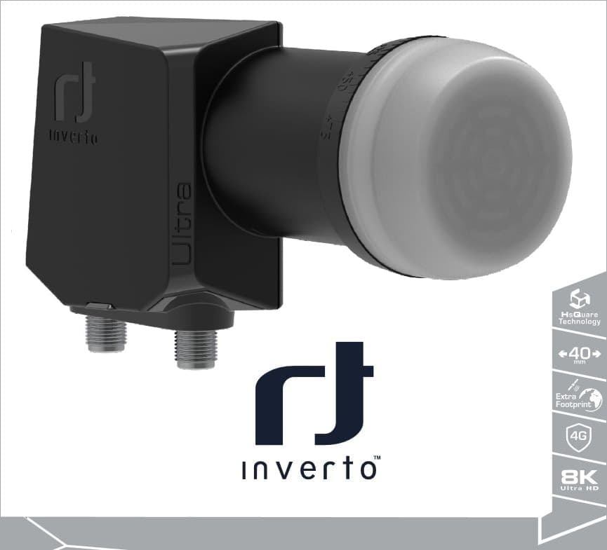 LNB Twin ULTRA Universal High-Gain Low-Noise 40mm INVERTO