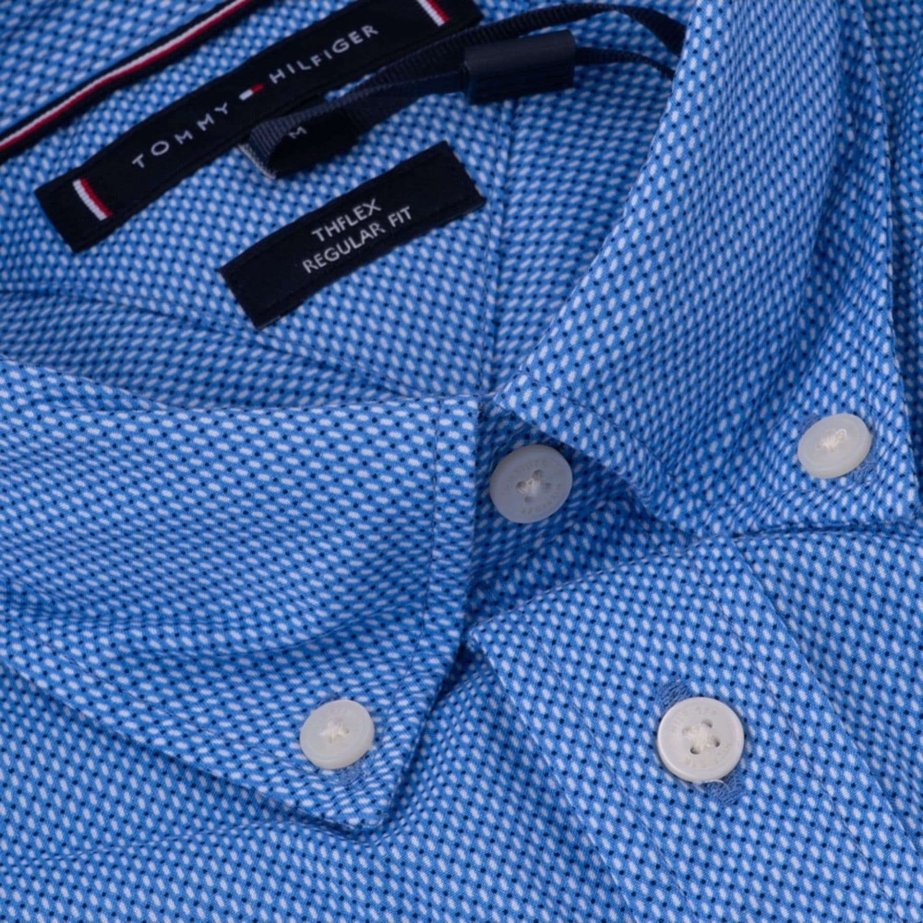 Tommy Hilfiger CAMICIA FLEX POPLIN FAKE SOLID RF SHIRT da uomo in Camicie casual Drestige - Casamassima, commercioVirtuoso.it