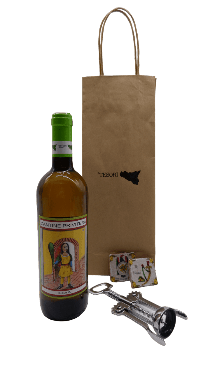 Vino Bianco Inzolia in Vino bianco Tesori Di Sicilia - Nicosia, commercioVirtuoso.it