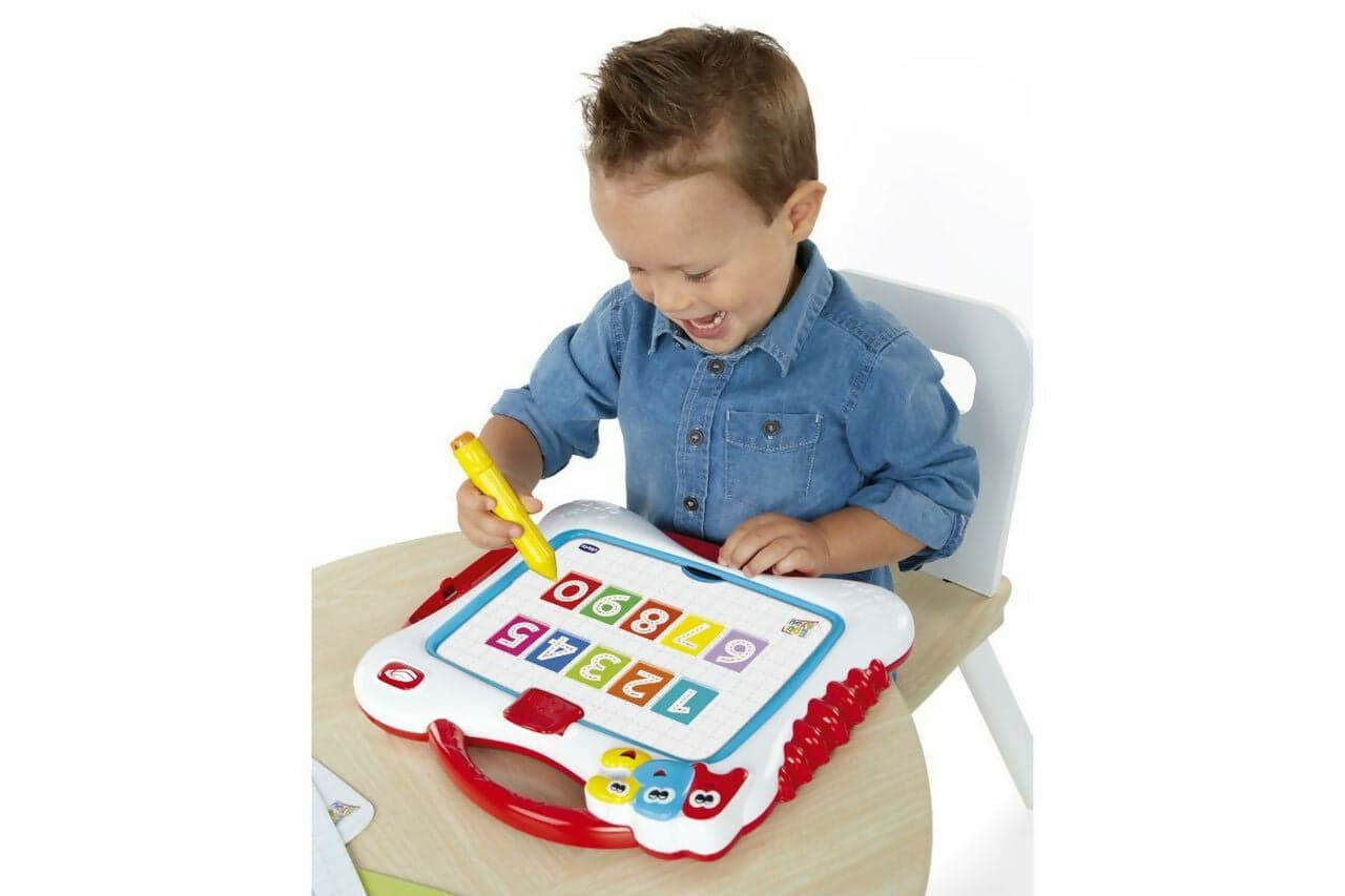 CHICCO Lavagna Leggi & Scrivi - Lavagna Cancellabile Bambini con Schermo LCD e Set di Carte, Esercizi di Pre-Scrittura e Disegno Libero, Ispirato al Metodo Montessori, Percorso educativo pregrafismo - Giochi Educativi in Giochi musicali Sanitaria Gioia del Bimbo - Villa San Giovanni, commercioVirtuoso.it