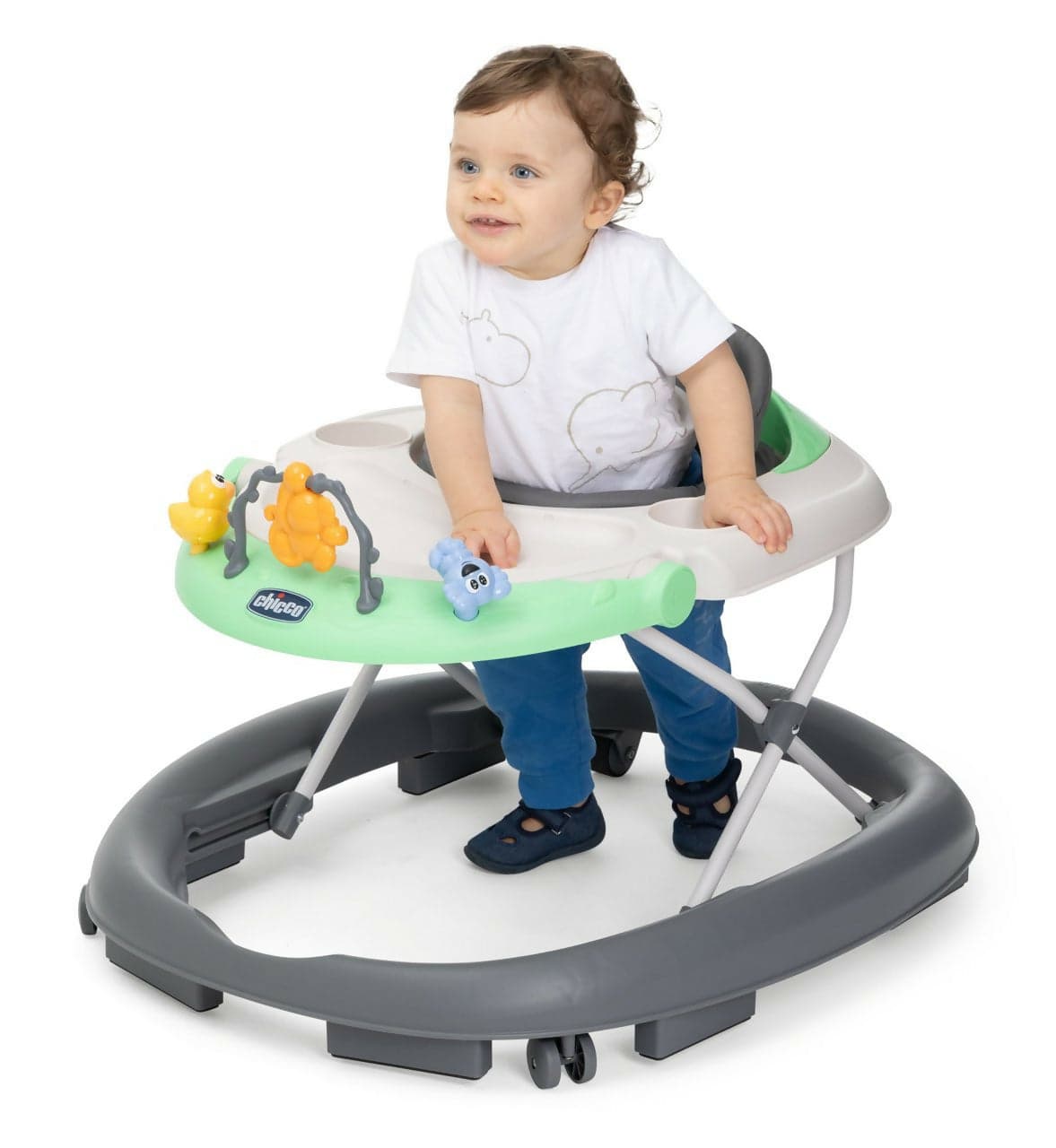 CHICCO Girello Walky Talky Lite, 6 m+ RED rosso o GREY grigio - Girello per Bambini Bambine Pieghevole Colorato con giochi in Girelli Sanitaria Gioia del Bimbo - Villa San Giovanni, commercioVirtuoso.it