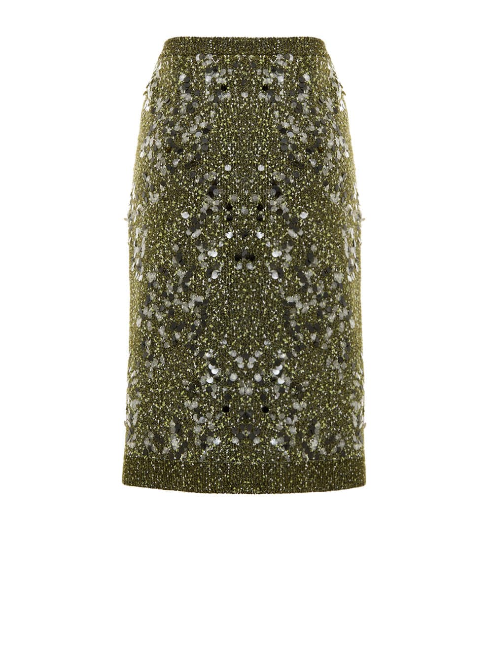 Gucci Gonna in Maglia Verde Militare con Paillettes da donna in Felpe con cappuccio Drestige - Casamassima, commercioVirtuoso.it