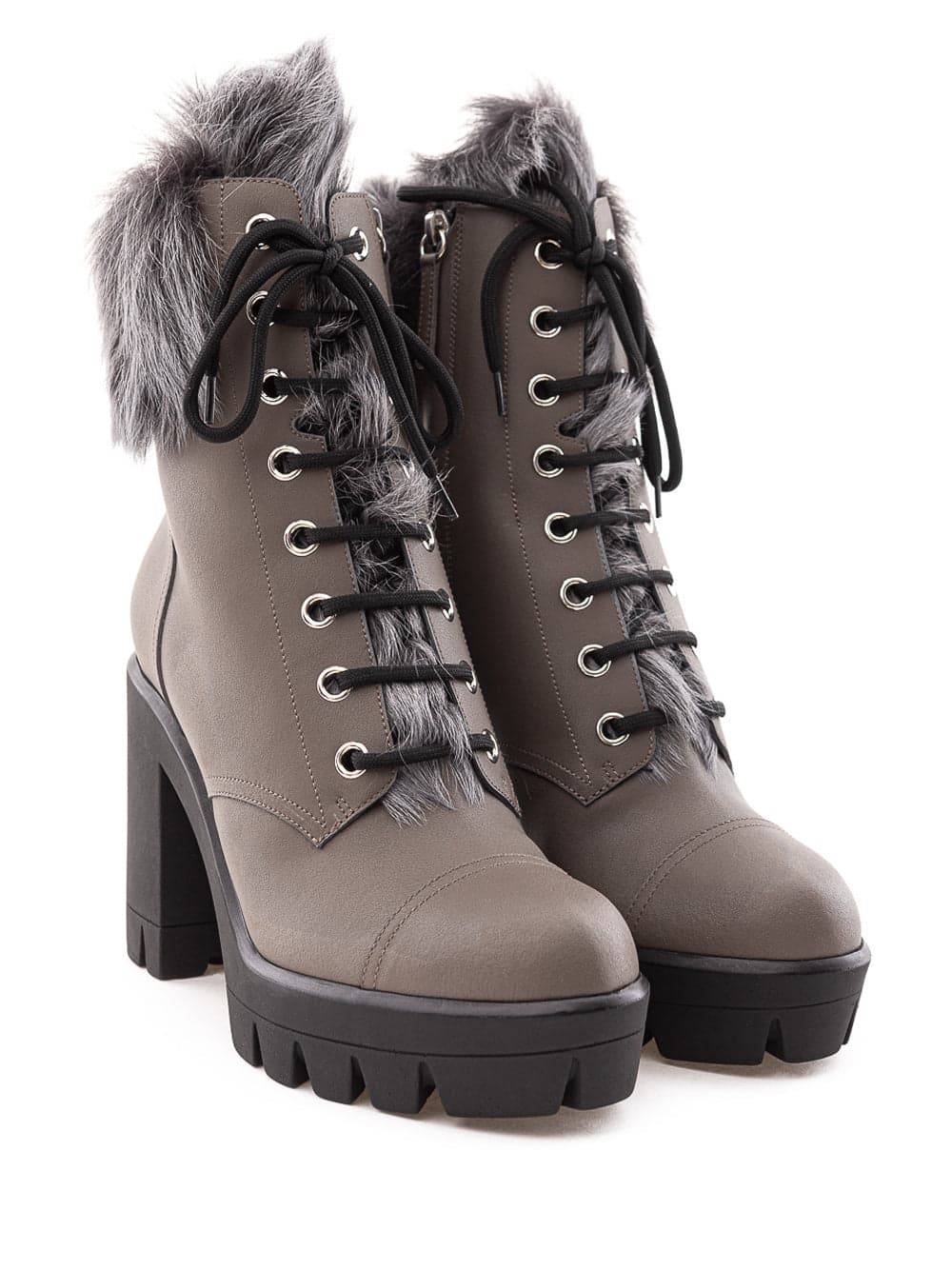 Giuseppe Zanotti Stivaletto Combat con Pelliccia interna da donna in Stivali Drestige - Casamassima, commercioVirtuoso.it