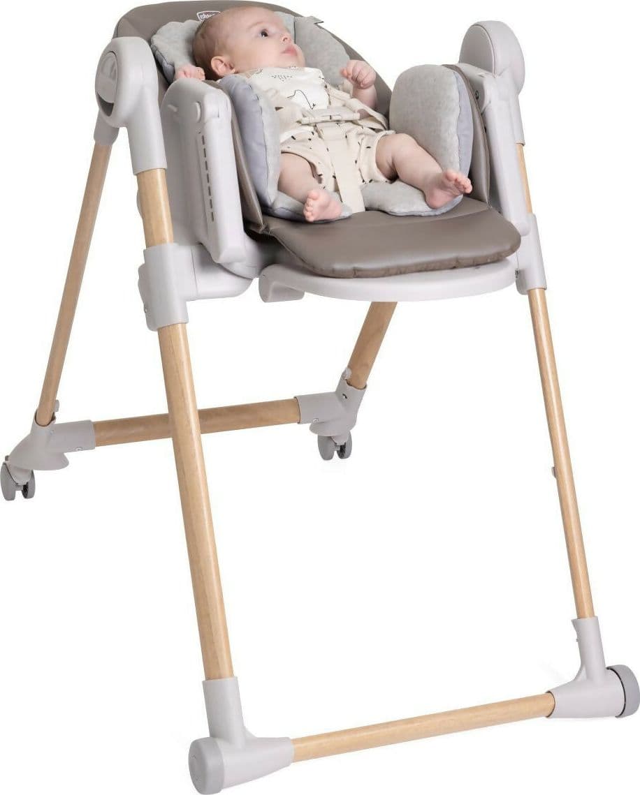 CHICCO Polly Armonia Seggiolone Evolutivo Pappa per Bambini da 0 Mesi a 40 kg, Seggiolone Reclinabile a Sdraietta con Altezza e Poggiapiedi Regolabili, 4 Ruote, Chiusura Compatta, grigio scuro, colore SCANDINAVIAN in Seggioloni Sanitaria Gioia del Bimbo - Villa San Giovanni, commercioVirtuoso.it