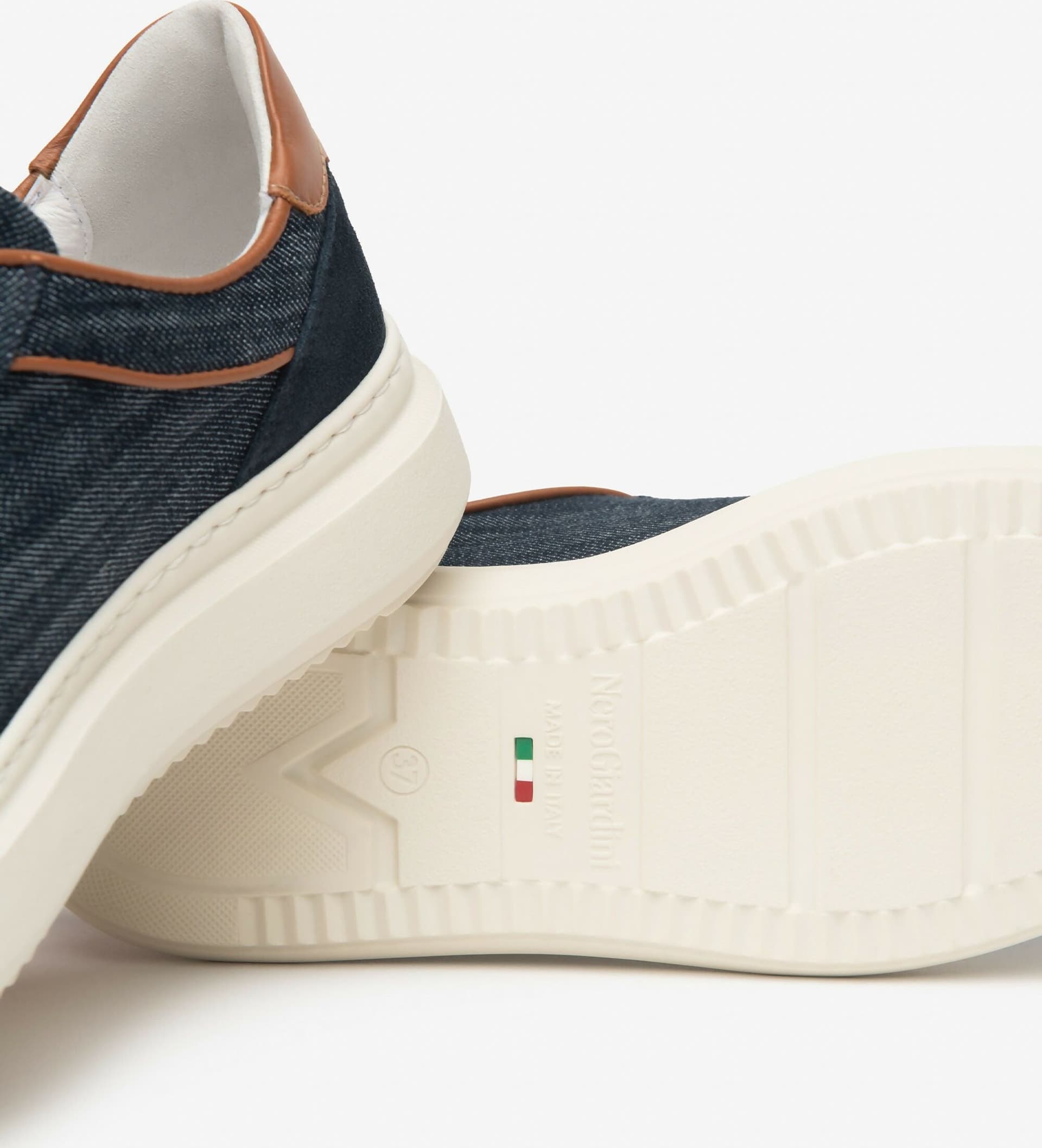 NeroGiardini Donna Sneakers in Tessuto e Pelle in Sneaker casual Cantali Calzature - Randazzo, commercioVirtuoso.it
