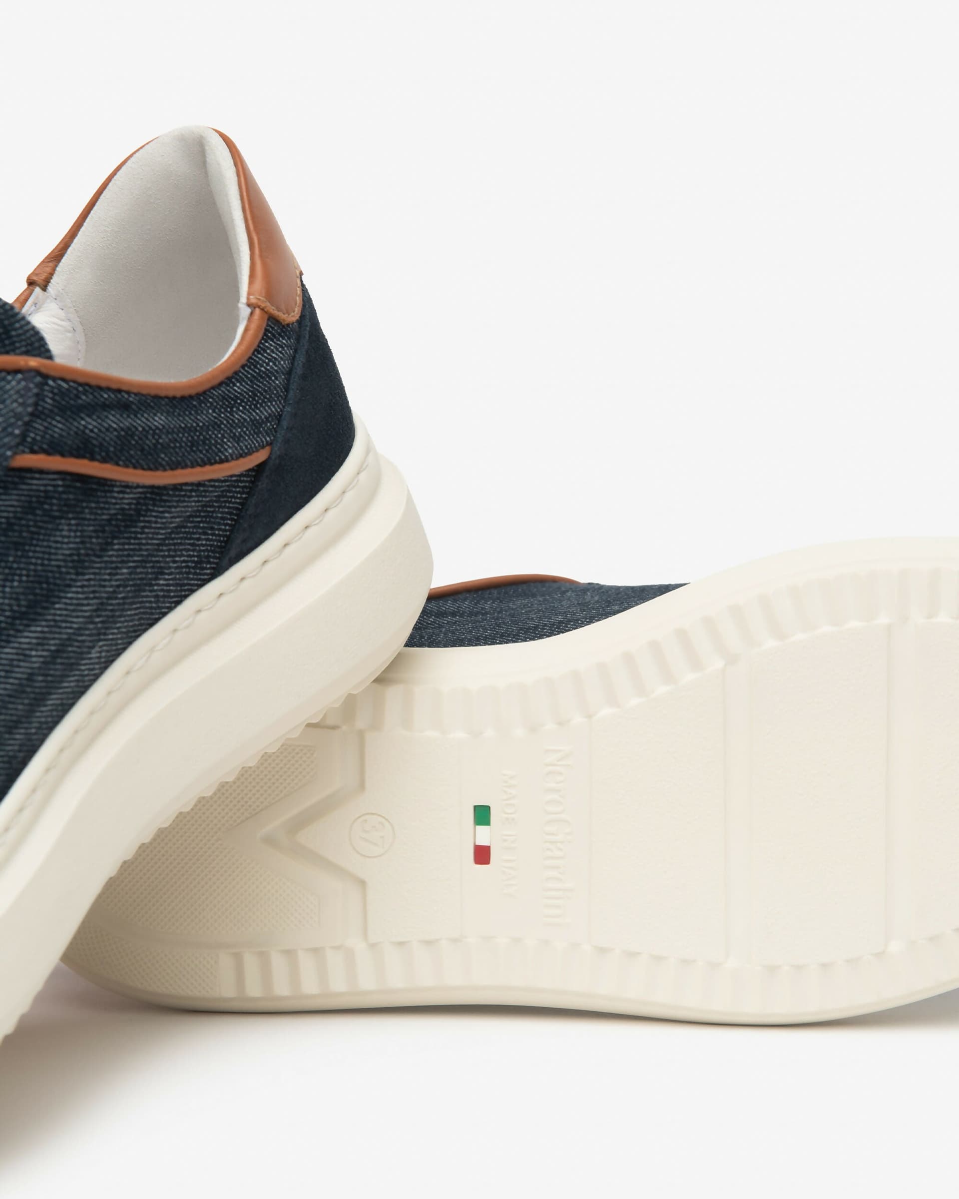 NeroGiardini Donna Sneakers in Tessuto e Pelle in Sneaker casual Cantali Calzature - Randazzo, commercioVirtuoso.it
