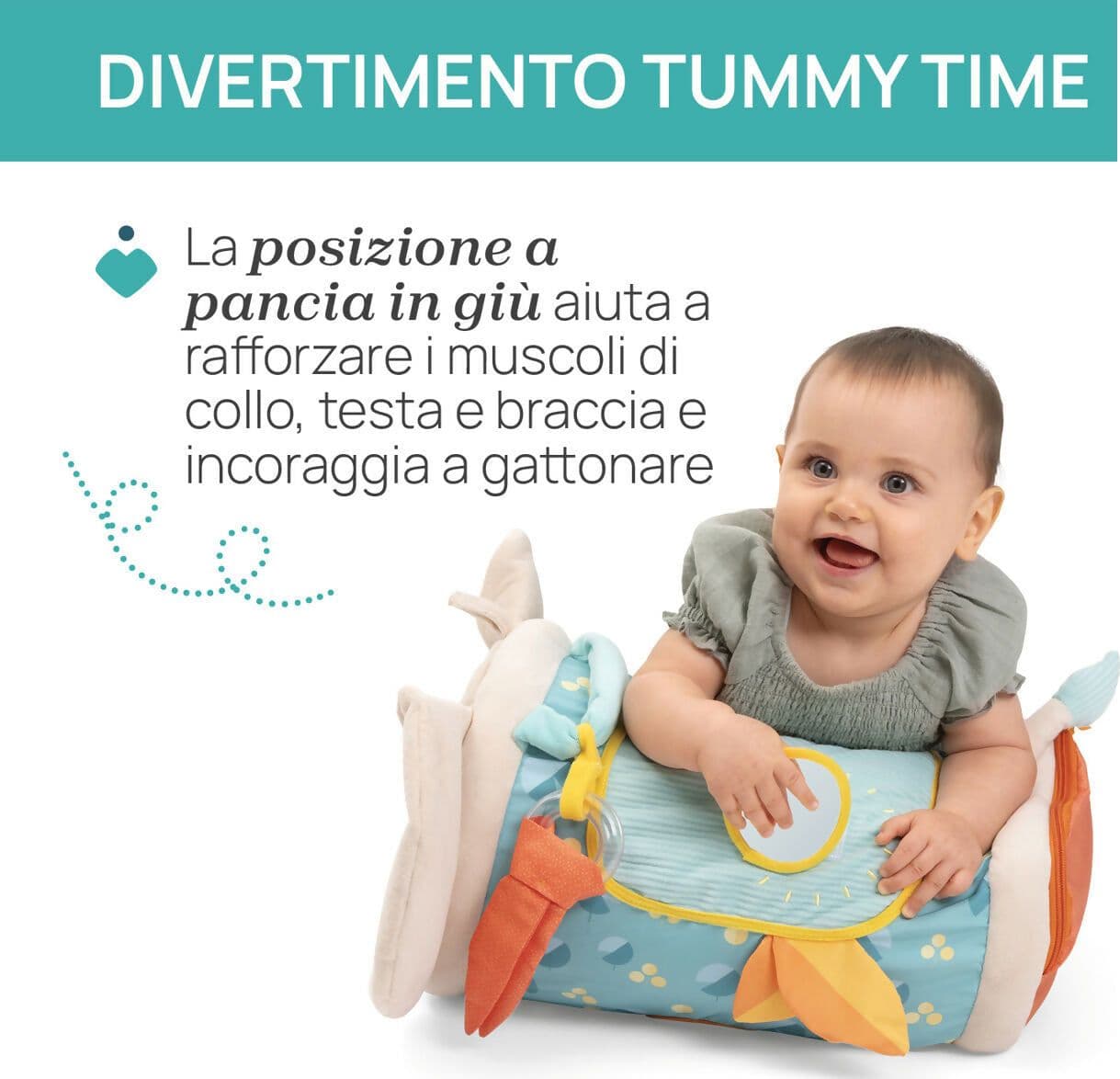 CHICCO Rullo Elefante Sensoriale - gioco morbido ed interattivo - centro di attività sensoriali - da 0 mesi in Giochi elettronici Sanitaria Gioia del Bimbo - Villa San Giovanni, commercioVirtuoso.it