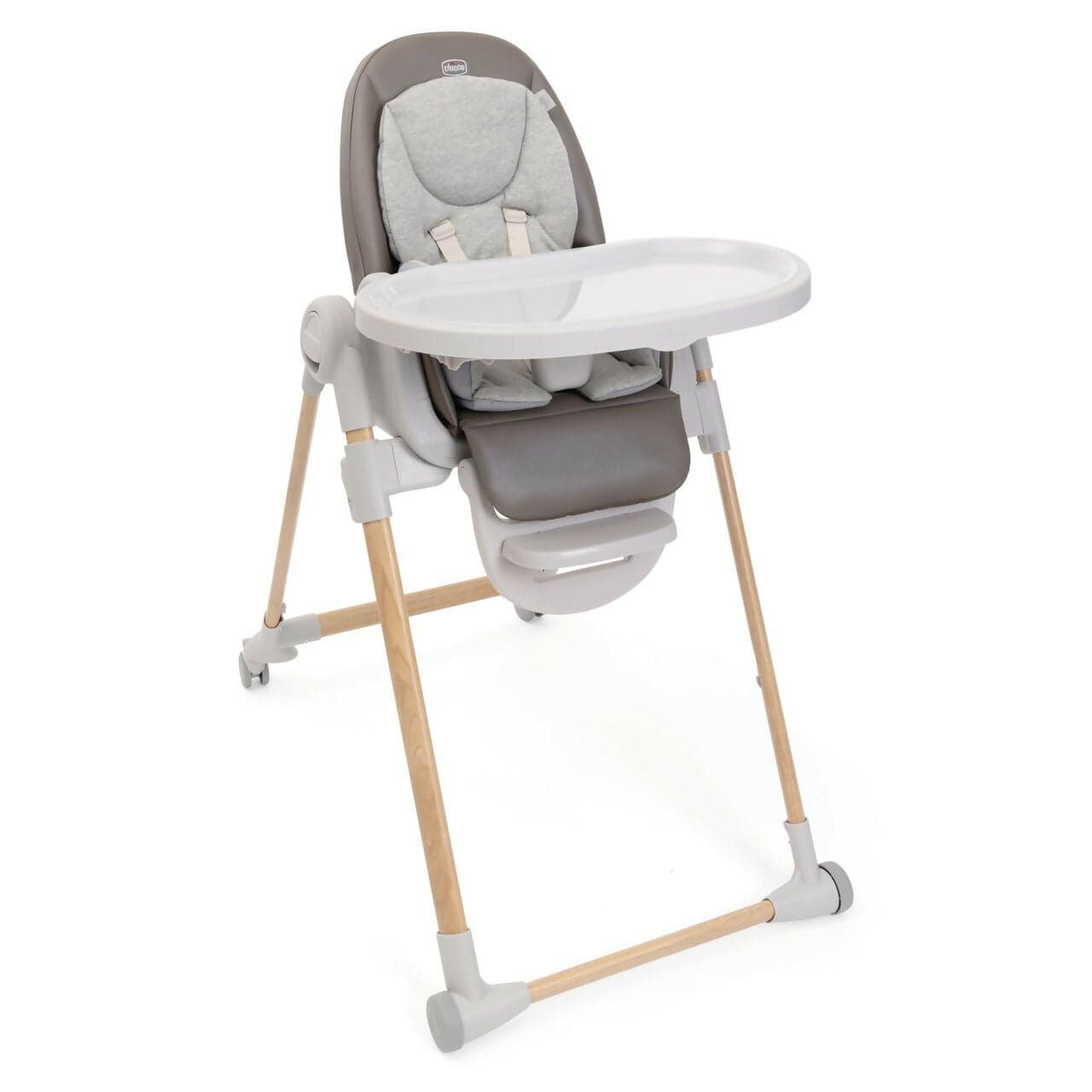 CHICCO Polly Armonia Seggiolone Evolutivo Pappa per Bambini da 0 Mesi a 40 kg, Seggiolone Reclinabile a Sdraietta con Altezza e Poggiapiedi Regolabili, 4 Ruote, Chiusura Compatta, grigio scuro, colore SCANDINAVIAN in Seggioloni Sanitaria Gioia del Bimbo - Villa San Giovanni, commercioVirtuoso.it