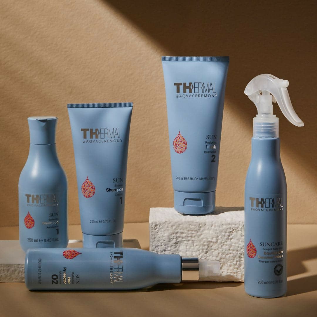 Emsibeth Thermal Sun Maschera Restitutiva Doposole Capelli Idratante Nutriente Riparatrice Anti-Sale Cloro Sole 200 ml in Balsami ad azione profonda e trattamenti Ricci Perfetti - Partinico, commercioVirtuoso.it