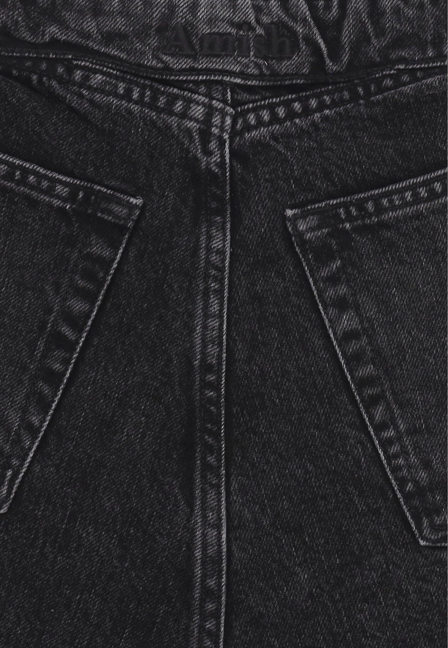 AMISH Jeans Donna Roll Up Denim Black da donna in Jeans Drestige - Casamassima, commercioVirtuoso.it