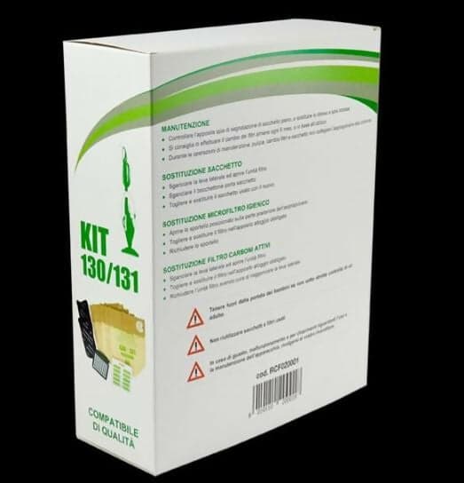 Kit risparmio 6 sacchetti Compatibili per Vorwerk Folletto VK130 VK131 + 1 MICROFILTRO HEPA + 2 FILTRI CARBONI ATTIVI + 10 PROFUMI in Autocategorizzazione Elettromatica.eu - Amantea, commercioVirtuoso.it