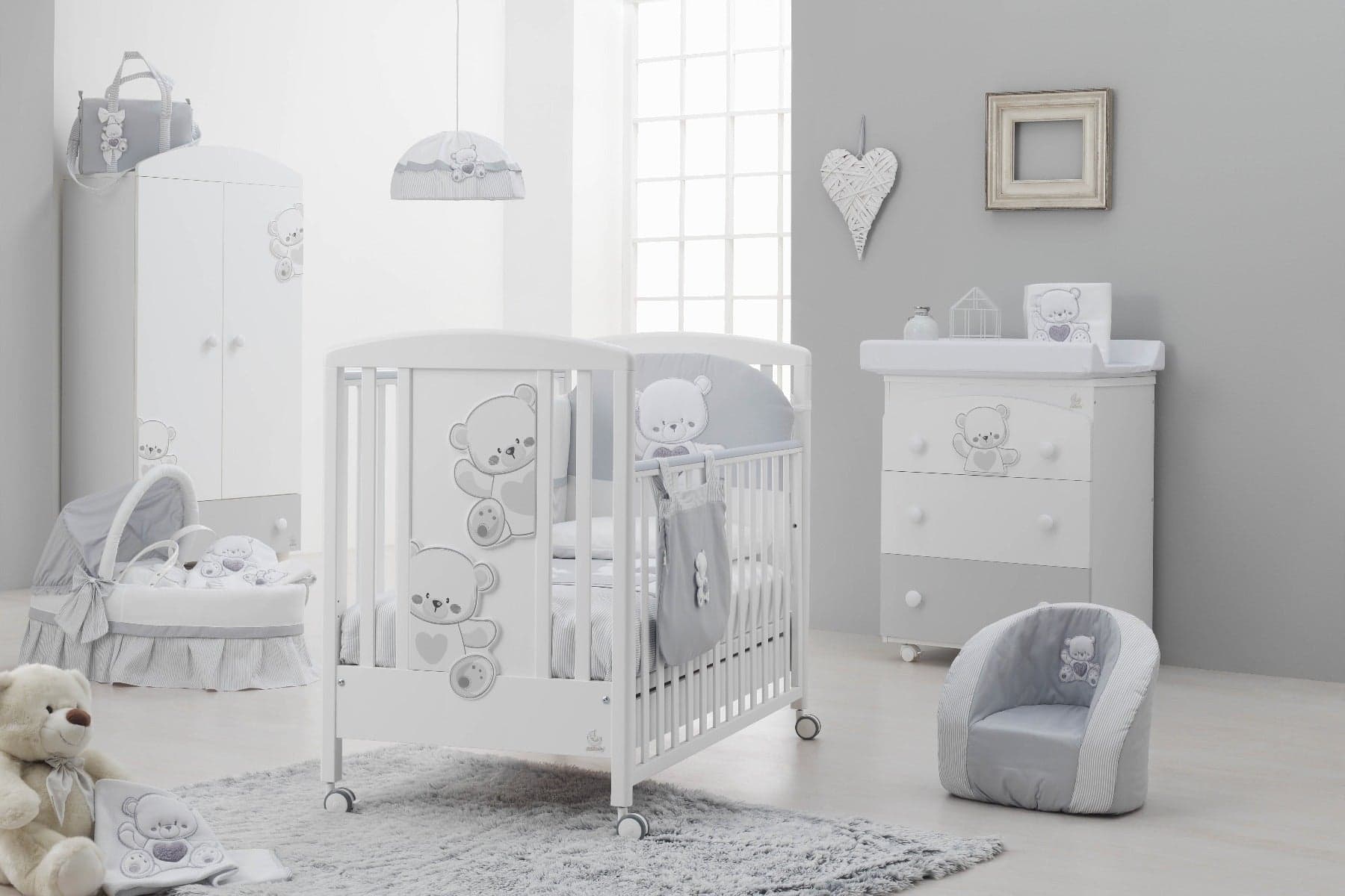 Cameretta per Neonato Kit Completo 4 pz Italbaby Jolie in Completi da lettino con sbarre La Casa Del Bebè - Napoli, commercioVirtuoso.it