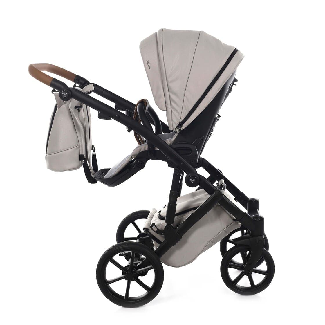 Junama Space V2 2 in 1 Beige Telaio Nero in Pagliette e spazzole per pulire La Casa Del Bebè - Napoli, commercioVirtuoso.it