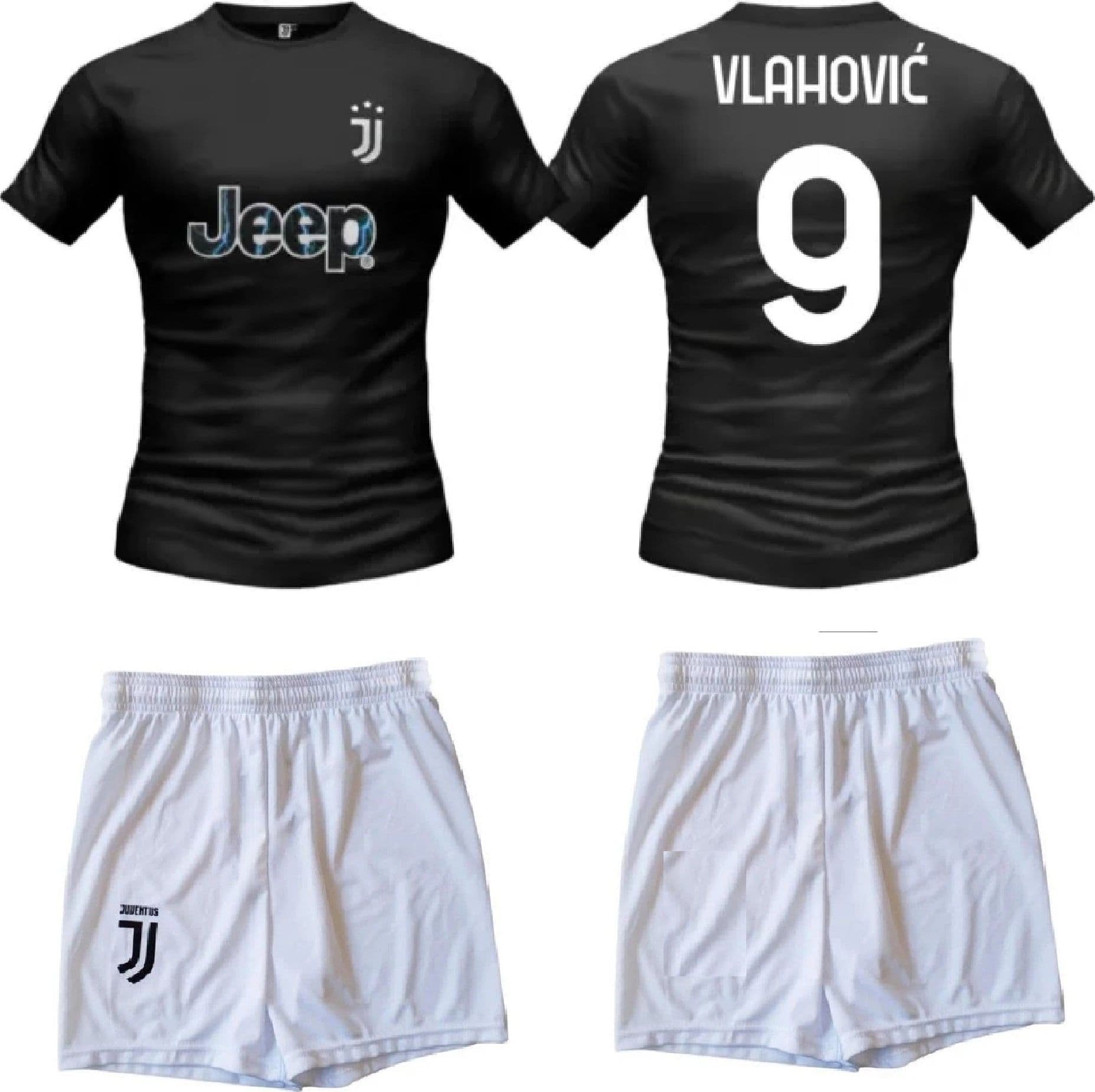 Maglia FC Juventus nera Dusan Vlahovic in Magliette Il Distintivo - Pesaro, commercioVirtuoso.it