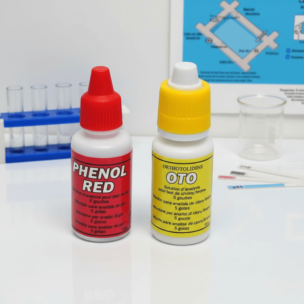 Refill Liquido Reagenti Test Ph e Cloro Misuratore Ph Cloro Kit Analisi Set Ricambio 2 pezzi ASTRALPOOL in Tester Sicily Pool - Acireale, commercioVirtuoso.it