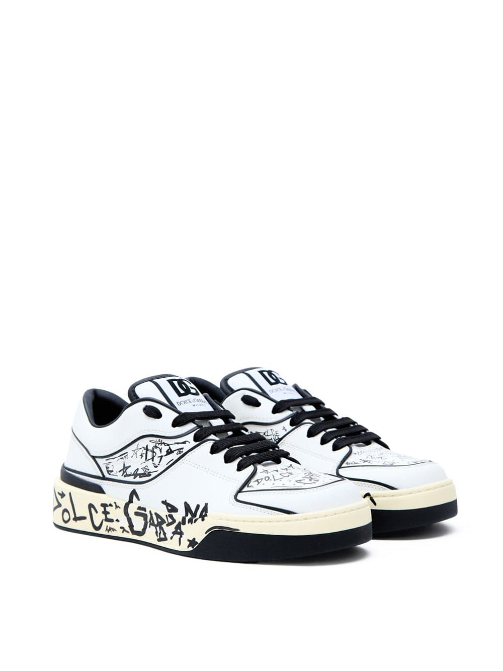 Dolce &amp; Gabbana Sneakers in Nappa con Stampa Graffiti da uomo in Sneaker casual Drestige - Casamassima, commercioVirtuoso.it