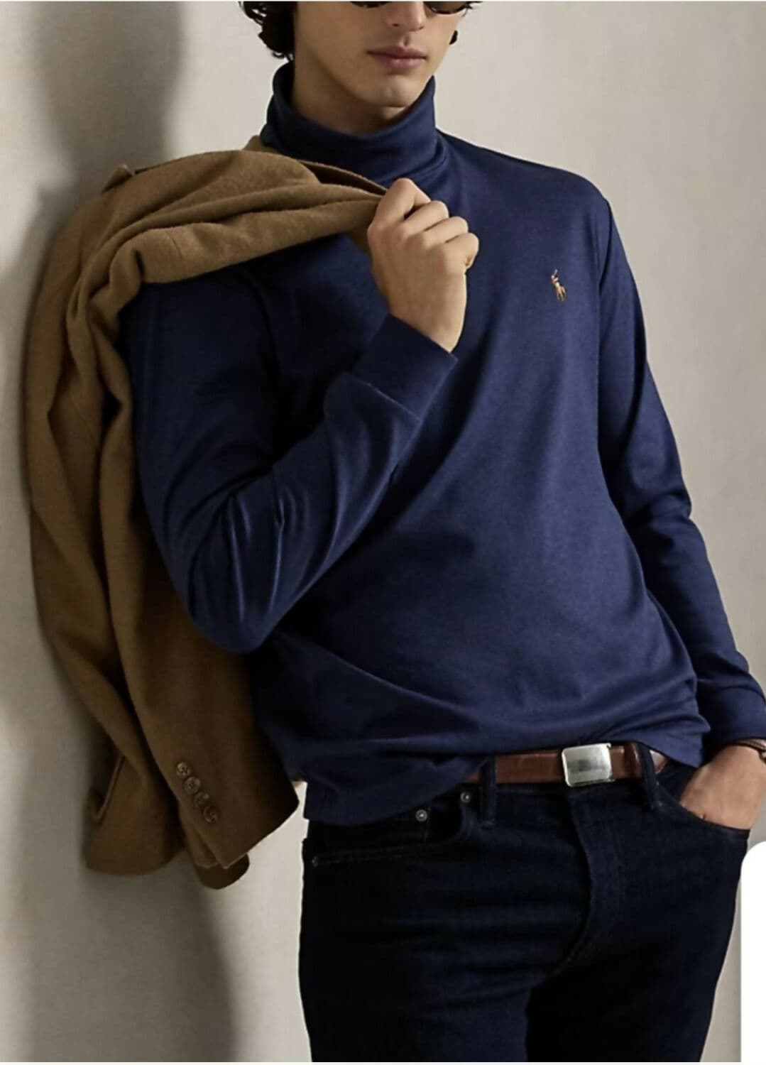 Polo Ralph Lauren Dolcevita Uomo in cotone SOFT COTTON ROLL NECK - Maglietta a manica lunga in Pullover senza maniche e gilet fatti a maglia Euforia - Bronte, commercioVirtuoso.it