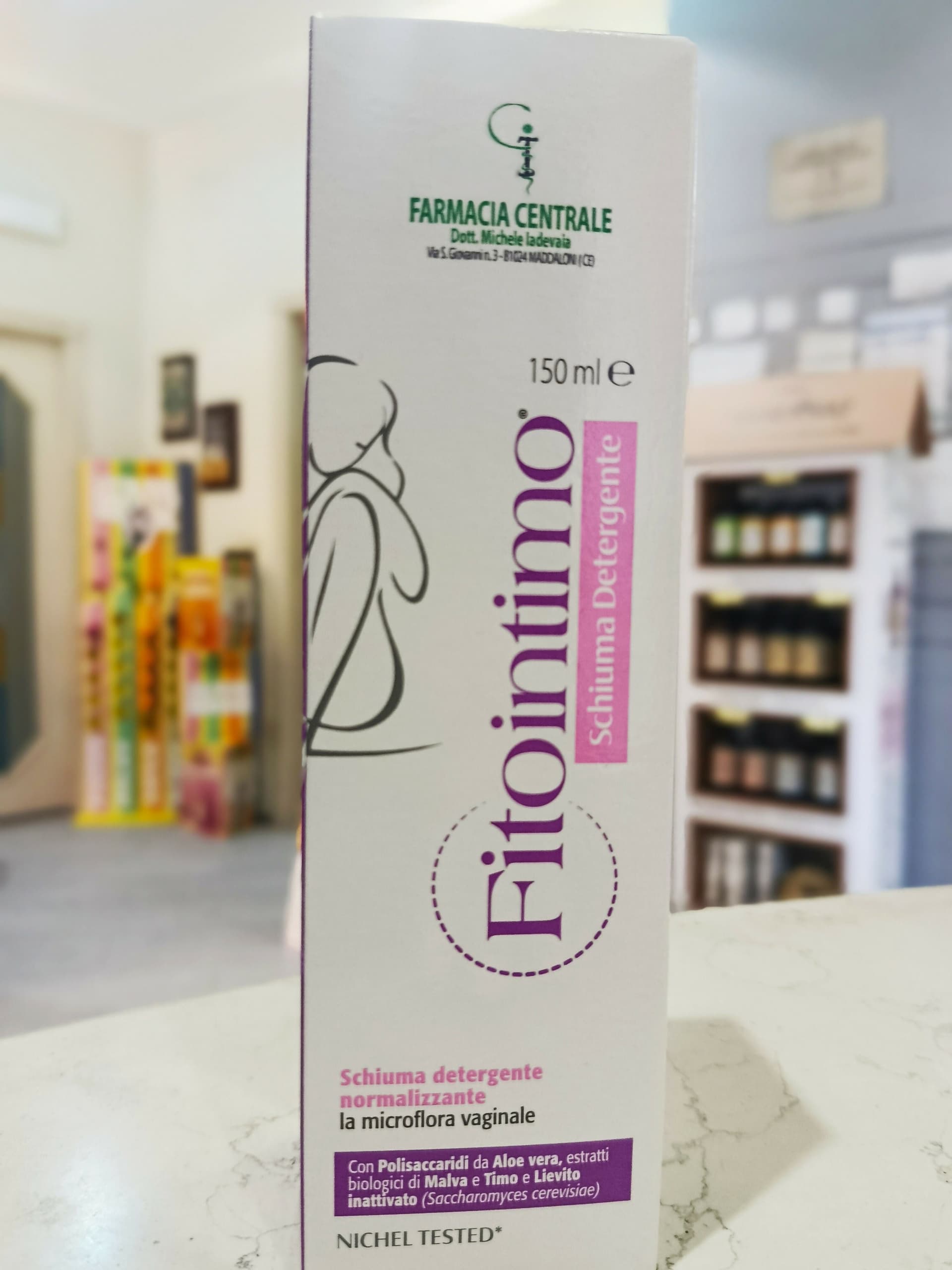 fpi farmacia centrale dr Michele Iadevaia fitointimo schiuma detergente normalizzante la microflora vaginale 150 ml in Lavaggi e clisteri Farmacia Centrale M.le Iadevaia - Maddaloni, commercioVirtuoso.it